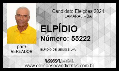 Candidato ELPÍDIO 2024 - LAMARÃO - Eleições