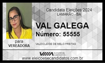 Candidato VAL GALEGA 2024 - LAMARÃO - Eleições