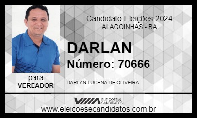 Candidato DARLAN 2024 - ALAGOINHAS - Eleições