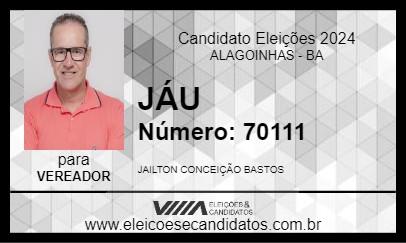 Candidato JÁU 2024 - ALAGOINHAS - Eleições