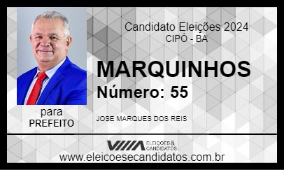 Candidato MARQUINHOS 2024 - CIPÓ - Eleições