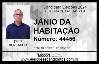 Candidato JÂNIO DA HABITAÇÃO 2024 - TEIXEIRA DE FREITAS - Eleições