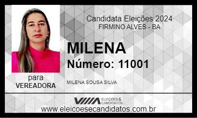 Candidato MILENA 2024 - FIRMINO ALVES - Eleições