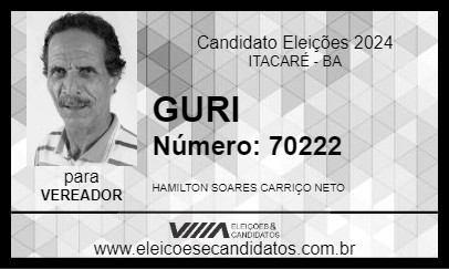 Candidato GURI 2024 - ITACARÉ - Eleições