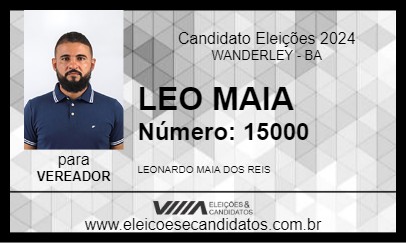 Candidato LEO MAIA 2024 - WANDERLEY - Eleições