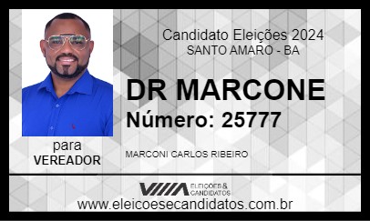 Candidato DR MARCONI 2024 - SANTO AMARO - Eleições