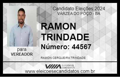 Candidato RAMON TRINDADE 2024 - VÁRZEA DO POÇO - Eleições