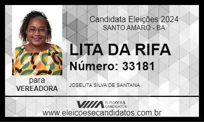 Candidato LITA DA RIFA 2024 - SANTO AMARO - Eleições