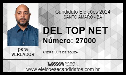 Candidato DEL TOP NET 2024 - SANTO AMARO - Eleições