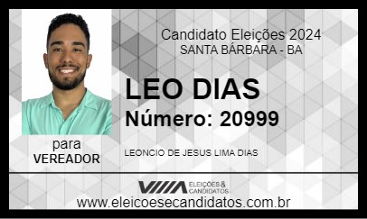 Candidato LEO DIAS 2024 - SANTA BÁRBARA - Eleições