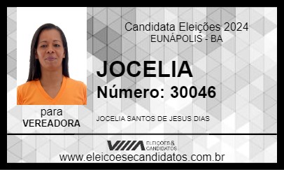 Candidato JOCELIA 2024 - EUNÁPOLIS - Eleições