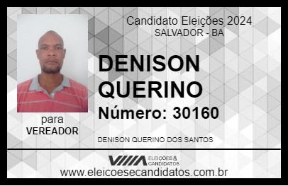 Candidato DENISON QUERINO 2024 - SALVADOR - Eleições