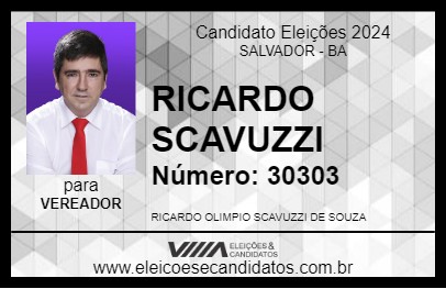 Candidato RICARDO SCAVUZZI 2024 - SALVADOR - Eleições