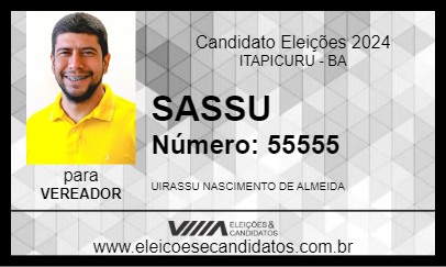 Candidato SASSU 2024 - ITAPICURU - Eleições