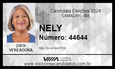 Candidato NELY 2024 - CAMAÇARI - Eleições