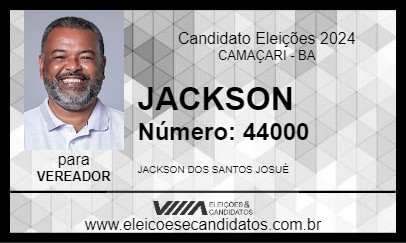 Candidato JACKSON 2024 - CAMAÇARI - Eleições