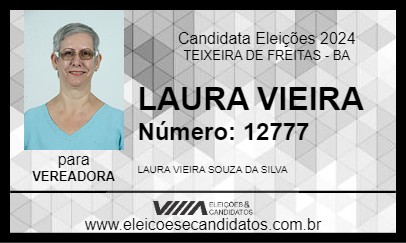 Candidato LAURA VIEIRA 2024 - TEIXEIRA DE FREITAS - Eleições