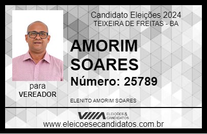 Candidato AMORIM SOARES 2024 - TEIXEIRA DE FREITAS - Eleições