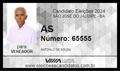 Candidato AS 2024 - SÃO JOSÉ DO JACUÍPE - Eleições