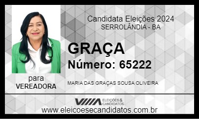 Candidato GRAÇA 2024 - SERROLÂNDIA - Eleições