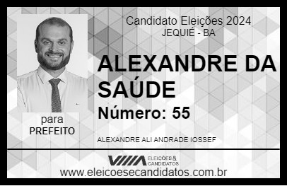 Candidato ALEXANDRE DA SAÚDE 2024 - JEQUIÉ - Eleições