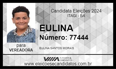 Candidato EULINA 2024 - ITAGI - Eleições