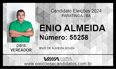 Candidato ENIO ALMEIDA 2024 - PARATINGA - Eleições