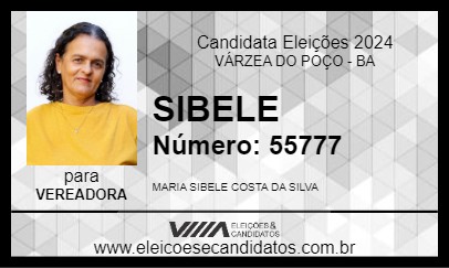 Candidato SIBELE 2024 - VÁRZEA DO POÇO - Eleições