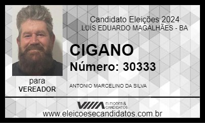 Candidato CIGANO 2024 - LUÍS EDUARDO MAGALHÃES - Eleições