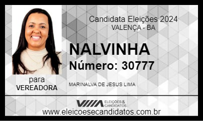 Candidato NALVINHA 2024 - VALENÇA - Eleições