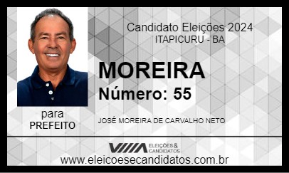 Candidato MOREIRA 2024 - ITAPICURU - Eleições