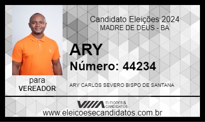 Candidato ARY 2024 - MADRE DE DEUS - Eleições