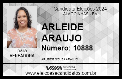 Candidato ARLEIDE ARAUJO 2024 - ALAGOINHAS - Eleições