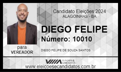 Candidato DIEGO FELIPE 2024 - ALAGOINHAS - Eleições