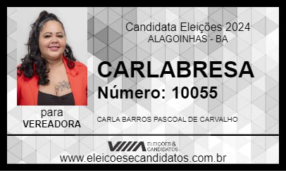 Candidato CARLABRESA 2024 - ALAGOINHAS - Eleições