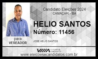 Candidato HELIO SANTOS 2024 - CAMAÇARI - Eleições