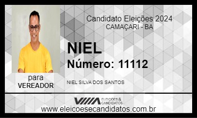 Candidato NIEL 2024 - CAMAÇARI - Eleições