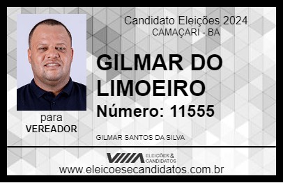 Candidato GILMAR DO LIMOEIRO 2024 - CAMAÇARI - Eleições