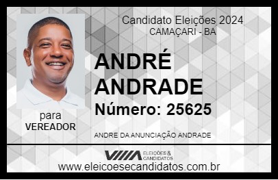 Candidato ANDRÉ ANDRADE 2024 - CAMAÇARI - Eleições