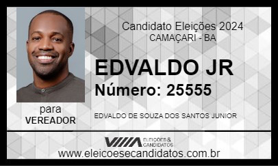 Candidato EDVALDO JR 2024 - CAMAÇARI - Eleições