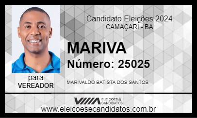 Candidato MARIVA 2024 - CAMAÇARI - Eleições