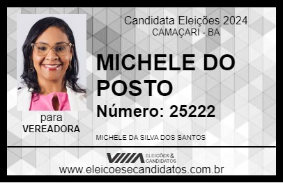 Candidato MICHELE DO POSTO 2024 - CAMAÇARI - Eleições