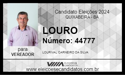 Candidato LOURO 2024 - QUIXABEIRA - Eleições