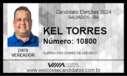 Candidato KEL TORRES 2024 - SALVADOR - Eleições