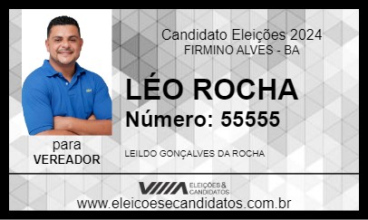 Candidato LÉO ROCHA 2024 - FIRMINO ALVES - Eleições