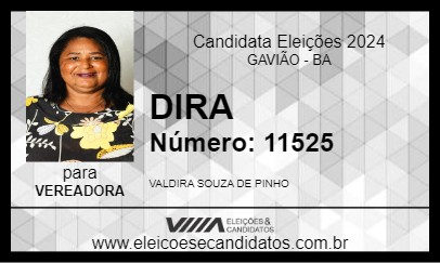 Candidato DIRA 2024 - GAVIÃO - Eleições