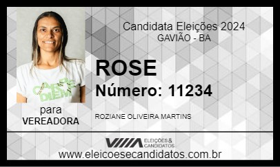 Candidato ROSE 2024 - GAVIÃO - Eleições