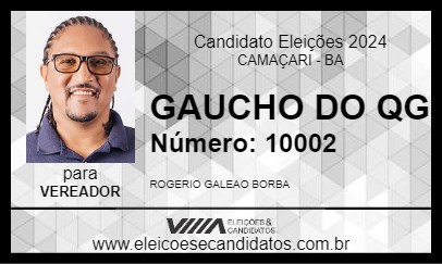 Candidato GAUCHO DO QG 2024 - CAMAÇARI - Eleições