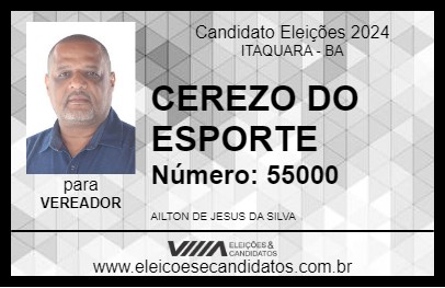 Candidato CEREZO DO ESPORTE 2024 - ITAQUARA - Eleições