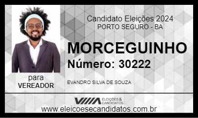 Candidato MORCEGUINHO 2024 - PORTO SEGURO - Eleições